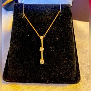 14K Gold Diamond Necklace